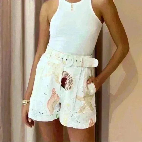 Palm Noosa Rummy Shorts In Shells AU12 - Picture 5 of 10